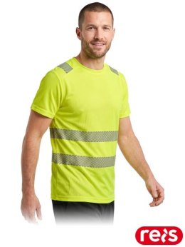 T-shirt ostrzegawczy z siateczki IGUANA żółty