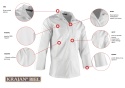BLUZA ROZPINANA DAMSKA HACCP KRAJAN 100% BAWENA